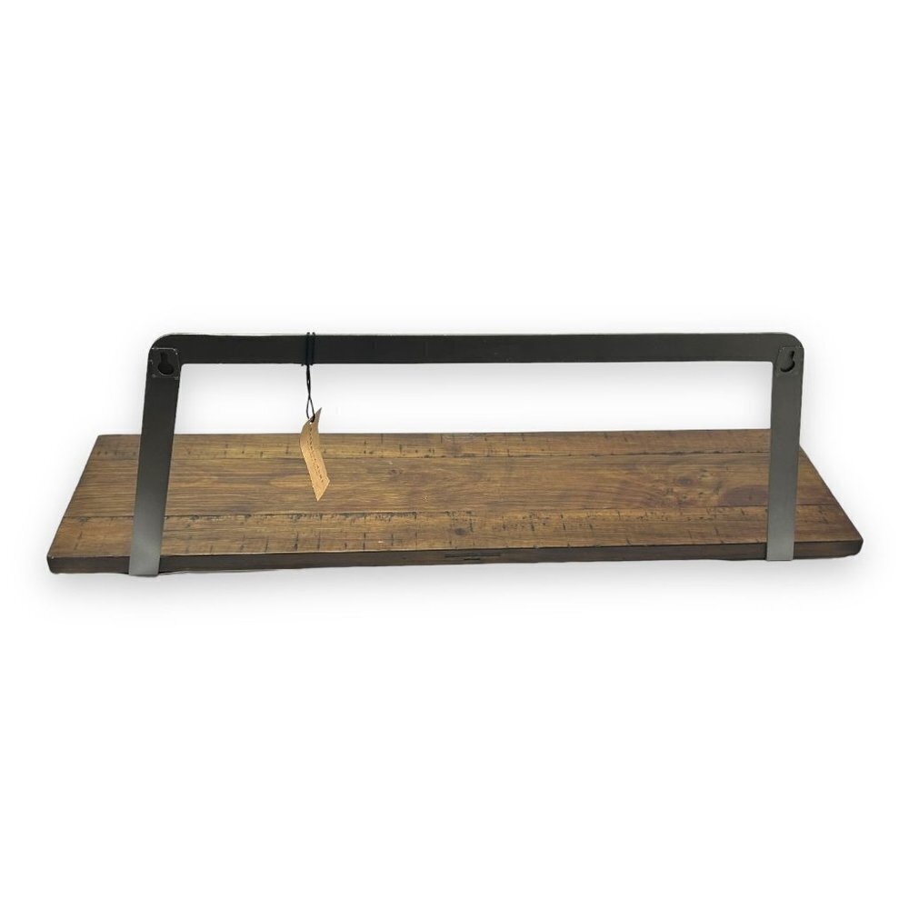 Magnolia Home by‎ Joanna Gaines Medium Single Bracket Wood Shelf - Picture 7 of 8